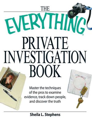 cover image of The Everything Private Investigation Book